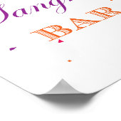 Fiesta Brautparty Game Sign 8x10 Poster (Ecke)