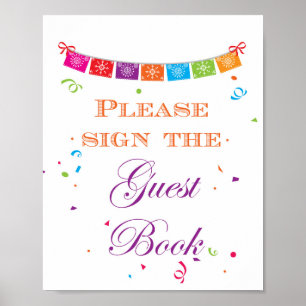 Fiesta-Brautparty-Spielschild 8x10 Poster