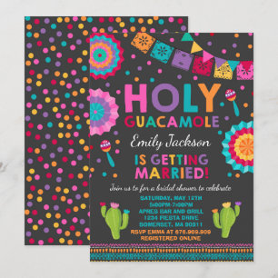 Fiesta Bridal Dusche Einladung Heilige Guacamole
