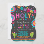 Fiesta Bridal Dusche Einladung Heilige Guacamole (Vorderseite)