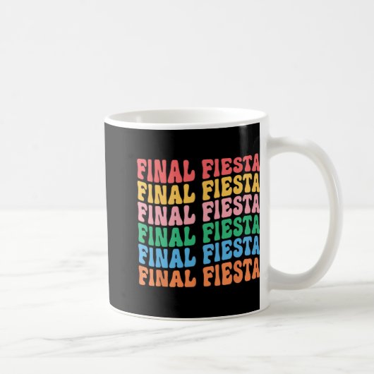 Fiesta Bride Squad Matching Bachelorette Par Kaffeetasse (Rechts)
