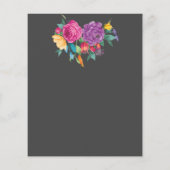 Fiesta Bright Blume Floral Baby Dusche (Rückseite)