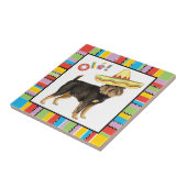 Fiesta Brussels Griffon Fliese (Seite)