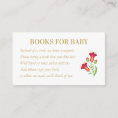 Fiesta Bücher für die Babyverpackungskarte, Rot Begleitkarte (Vorderseite)