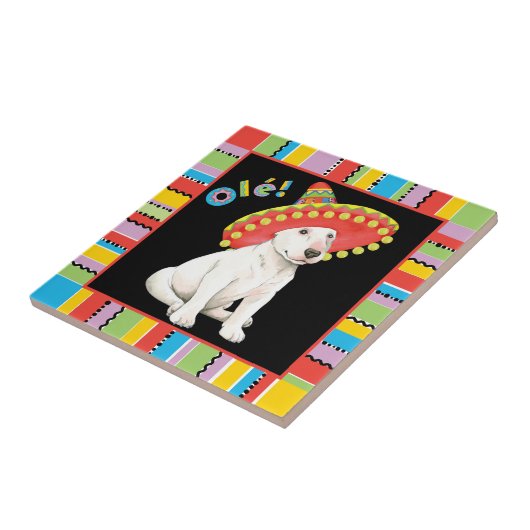 Fiesta Bull Terrier Fliese (Seite)