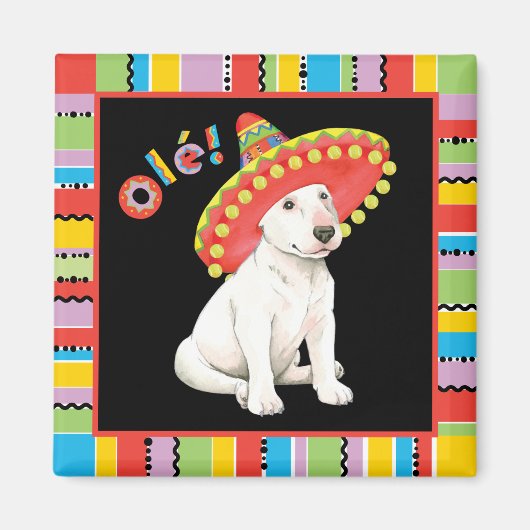 Fiesta Bull Terrier Magnet (Vorne)