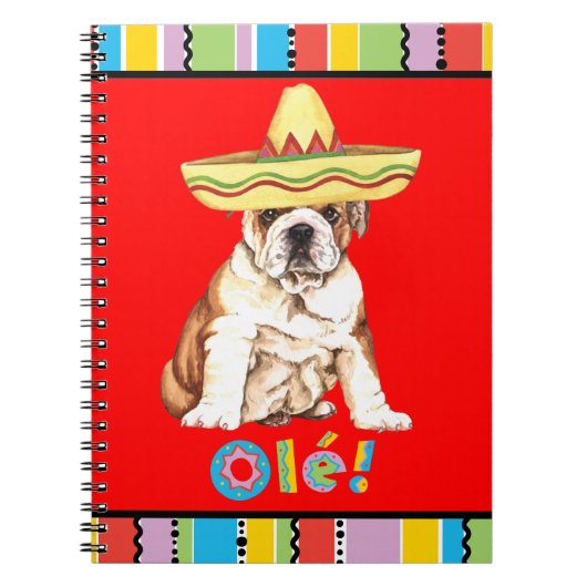 Fiesta Bulldog Notizblock (Vorderseite)
