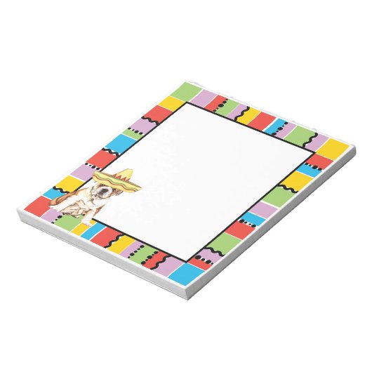 Fiesta Bulldog Notizblock (Rotiert)
