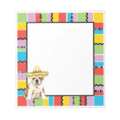 Fiesta Bulldog Notizblock (Vorderseite)
