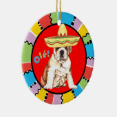 Fiesta-Bulldogge Keramikornament (Rechts)