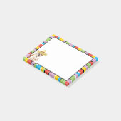 Fiesta-Bulldogge Post-it Klebezettel (angewinkelt)