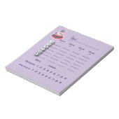 Fiesta Bunco Day of the Dead Bunco Score Pad Notizblock (Rotiert)