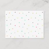 Fiesta Cactus Baby Shower Buchanfrage Begleitkarte (Rückseite)