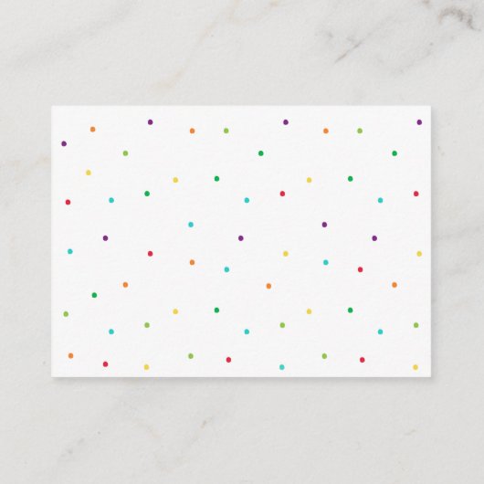 Fiesta Cactus Baby Shower Buchanfrage Begleitkarte (Rückseite)