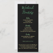 Fiesta Cactus Bachelorette Wochenende Einladung (Rückseite)