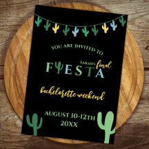 Fiesta Cactus Bachelorette Wochenende
