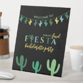 Fiesta Cactus Bachelorette Wochenende Sockelschild (In Situ)