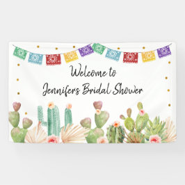 Fiesta Cactus Boho Brautparty Banner