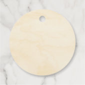 Fiesta Cactus Boho Brautparty Geschenkanhänger (Rückseite)