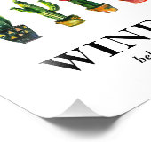 Fiesta Cactus Brautparty Bar Fotodruck (Ecke)