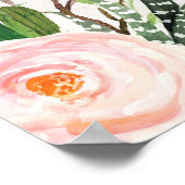 Fiesta Cactus Brautparty Foto-Standrahmen Poster (Ecke)