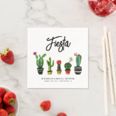 Fiesta Cactus Brautparty Serviette (Beispiel)