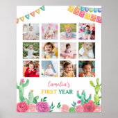 Fiesta Cactus Girl Poster (Vorne)