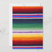 Fiesta Cactus Graduation Party Einladung schwarz (Rückseite)