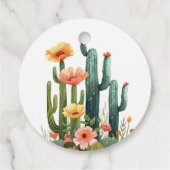 Fiesta Cactus Junggeselinnen-Abschied Geschenkanhänger (Rückseite)