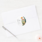 Fiesta Cactus Junggeselinnen-Abschied Runder Aufkleber (Umschlag)