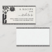 Fiesta Cactus Liebe in Bloom Brautparty Enclosur Begleitkarte (Vorne/Hinten)