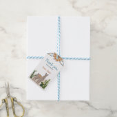 Fiesta Cactus Llama Baby Shower Geschenkanhänger (Mit Garn)