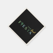 Fiesta Cactus Mexican Junggeselinnen-Abschied Serviette (Ecke)