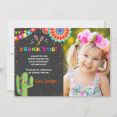 Fiesta Cactus Mexican Nacho Average Danke-Card Einladung (Vorderseite)