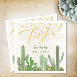 Fiesta Cactus Taco Bout Liebe Brautparty Serviette