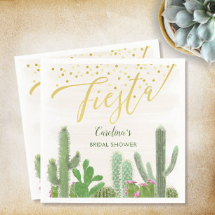 Fiesta Cactus Taco Bout Liebe Brautparty Serviette