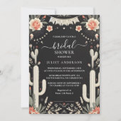 Fiesta Cactus Travel Mexicans Brautparty Einladung (Vorderseite)