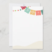 Fiesta Cactus Watercolor Baby Couples Shower Invit Einladung (Rückseite)