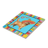 Fiesta Cairn Terrier Fliese (Seite)