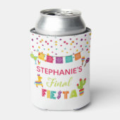 Fiesta Can Cooler - White Dosenkühler (Kanne Vorderseite)
