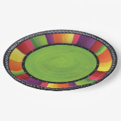 Fiesta Carnival Pappteller (Schrägansicht)