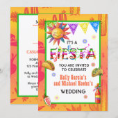 Fiesta Casual-Hochzeit Einladung (Vorne/Hinten)