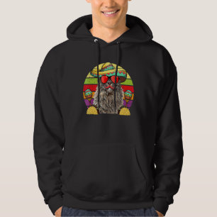 Fiesta Cat Sombrero Tacos Maracas Cinco De Mayo Hoodie