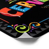 Fiesta CERVEZA Party Signa Print Poster (Ecke)