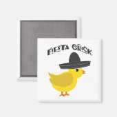 Fiesta Chick Magnet (Vorderseite/Rückseite)