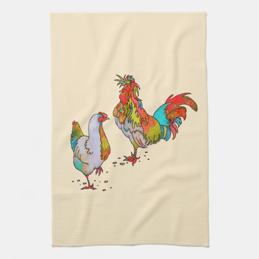 Fiesta Chickens Küchentücher 16" x 24" (Vertikal)