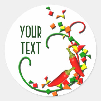 Fiesta Chili Paprikaschoten Sticker