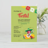 Fiesta Chili Pepper Mann Einladung (Stehend Vorderseite)