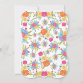 Fiesta, Cinco de mayo Birthday Einladung (Rückseite)