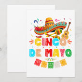 Fiesta Cinco de Mayo Einladung (Vorne/Hinten)